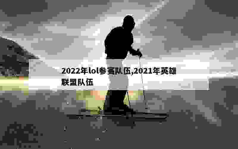 2022年lol参赛队伍,2021年英雄联盟队伍