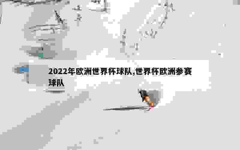 2022年欧洲世界杯球队,世界杯欧洲参赛球队