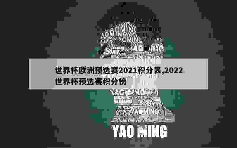 世界杯欧洲预选赛2021积分表,2022世界杯预选赛积分榜