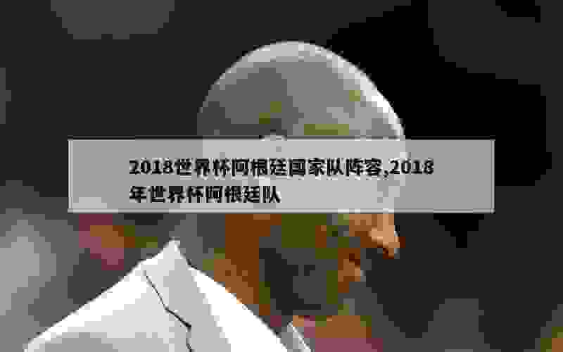 2018世界杯阿根廷国家队阵容,2018年世界杯阿根廷队