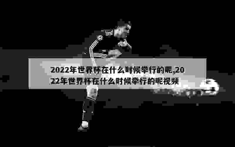 2022年世界杯在什么时候举行的呢,2022年世界杯在什么时候举行的呢视频