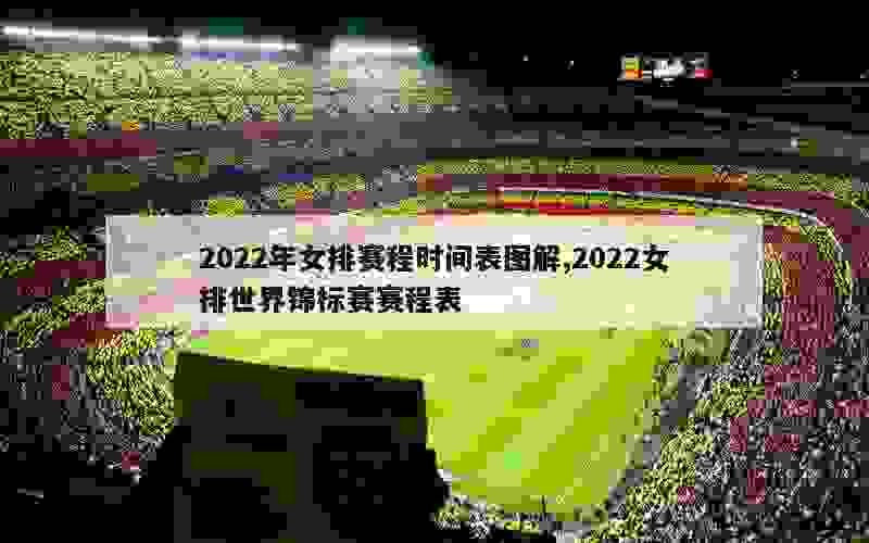 2022年女排赛程时间表图解,2022女排世界锦标赛赛程表